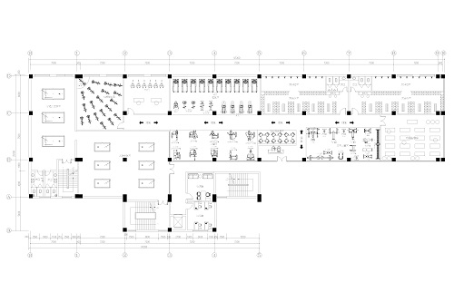 1000㎡健身房经典案例2D图
