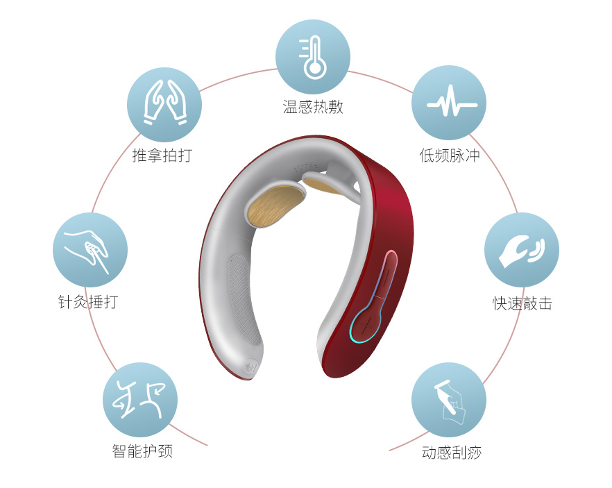 颈部经常酸痛怎么办？低头族按摩新宠舒华SH-M399颈部按摩器神器来了